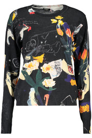 CAMISOLA EM LINHO DESIGUAL MULHER PRETA