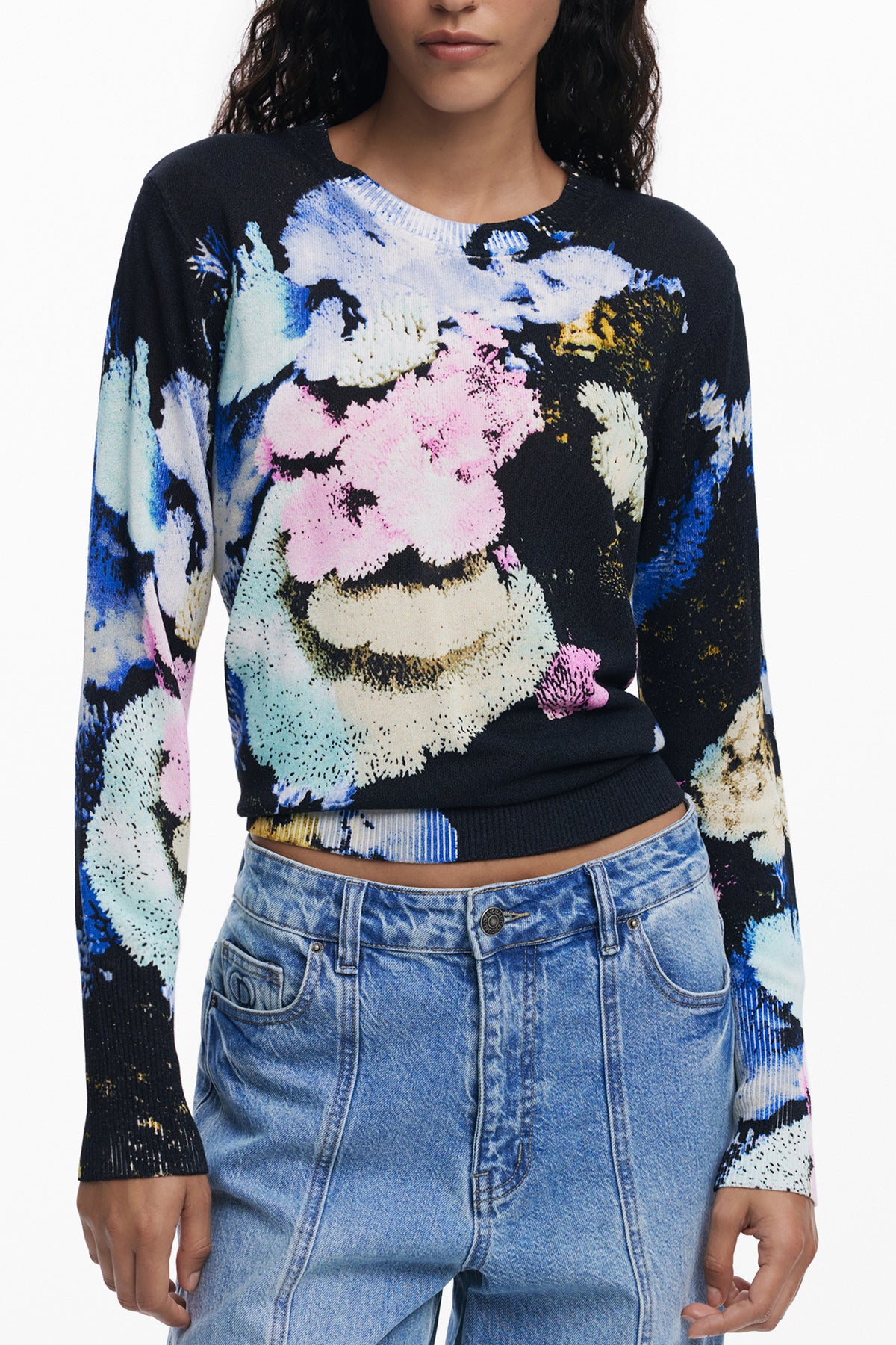 CAMISOLA EM LINHO DESIGUAL MULHER PRETA