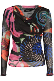 CAMISOLA COM LOGÓTIPO DESIGUAL MULHER PRETA