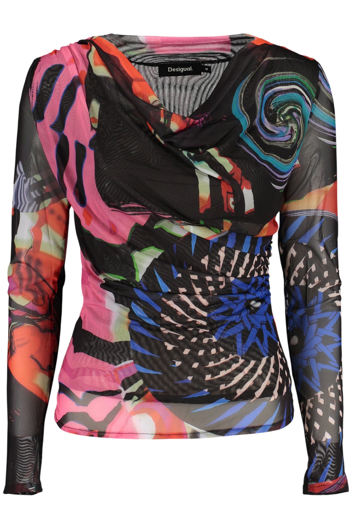 CAMISOLA COM LOGÓTIPO DESIGUAL MULHER PRETA