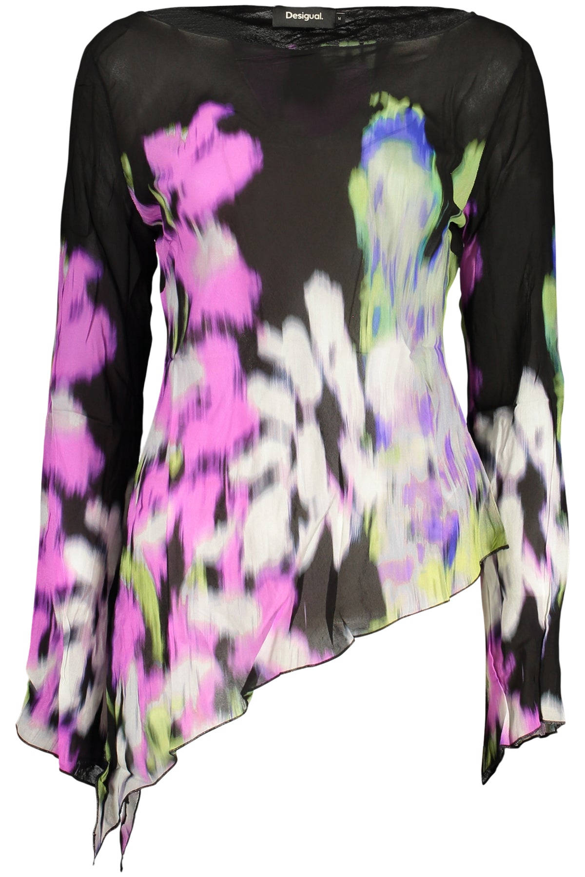 CAMISOLA COM LOGÓTIPO DESIGUAL MULHER PRETA