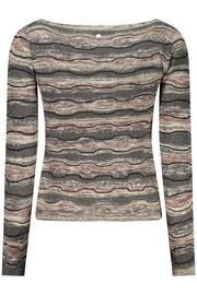 CAMISOLA EM ALGODÃO DESIGUAL MULHER PRETA