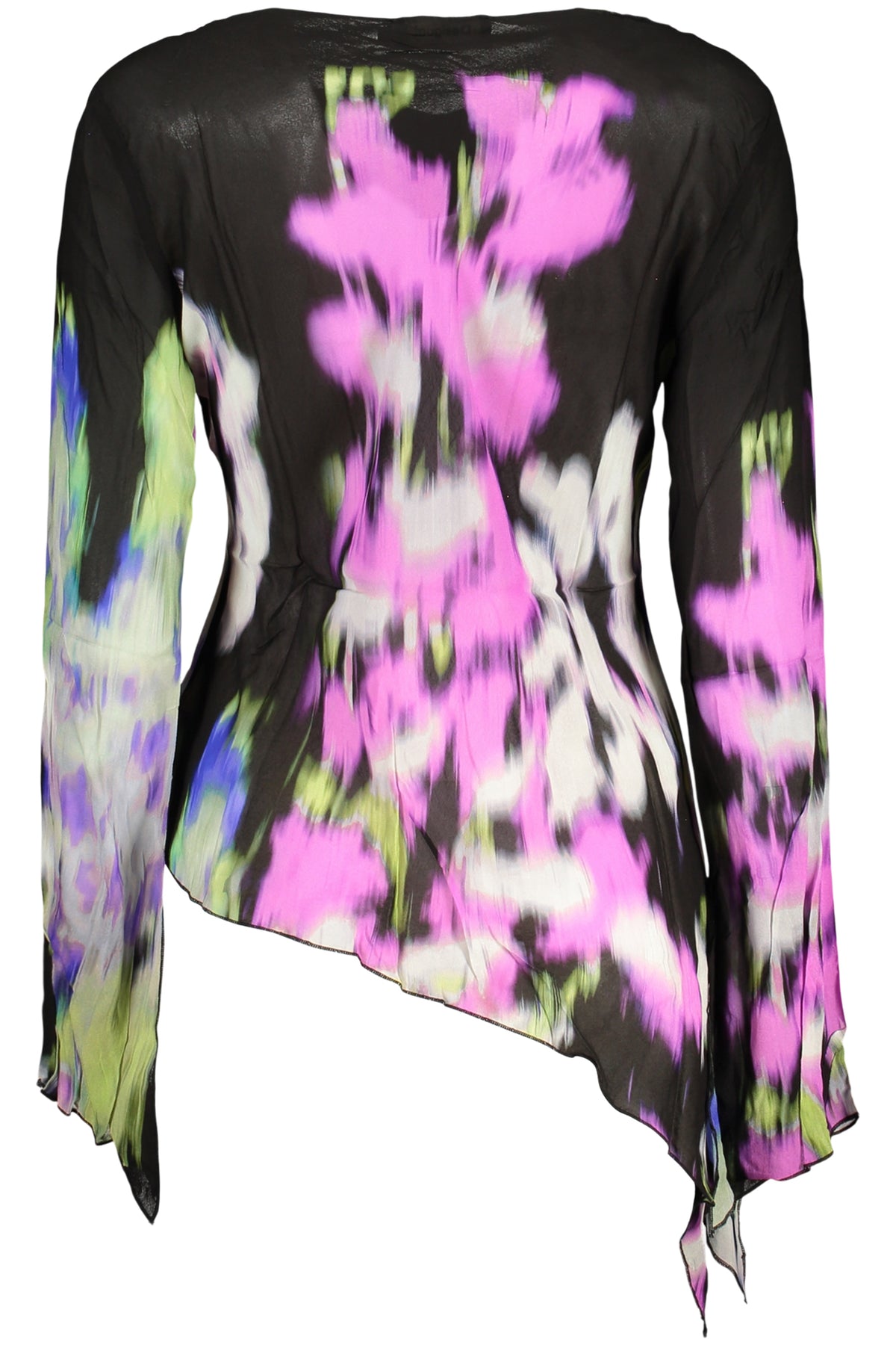 CAMISOLA COM LOGÓTIPO DESIGUAL MULHER PRETA