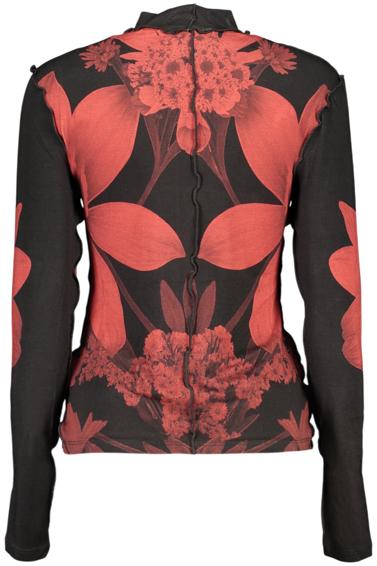 CAMISOLA COM LOGÓTIPO DESIGUAL MULHER PRETA