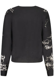 CAMISOLA COM ESTAMPADO DESIGUAL MULHER PRETA