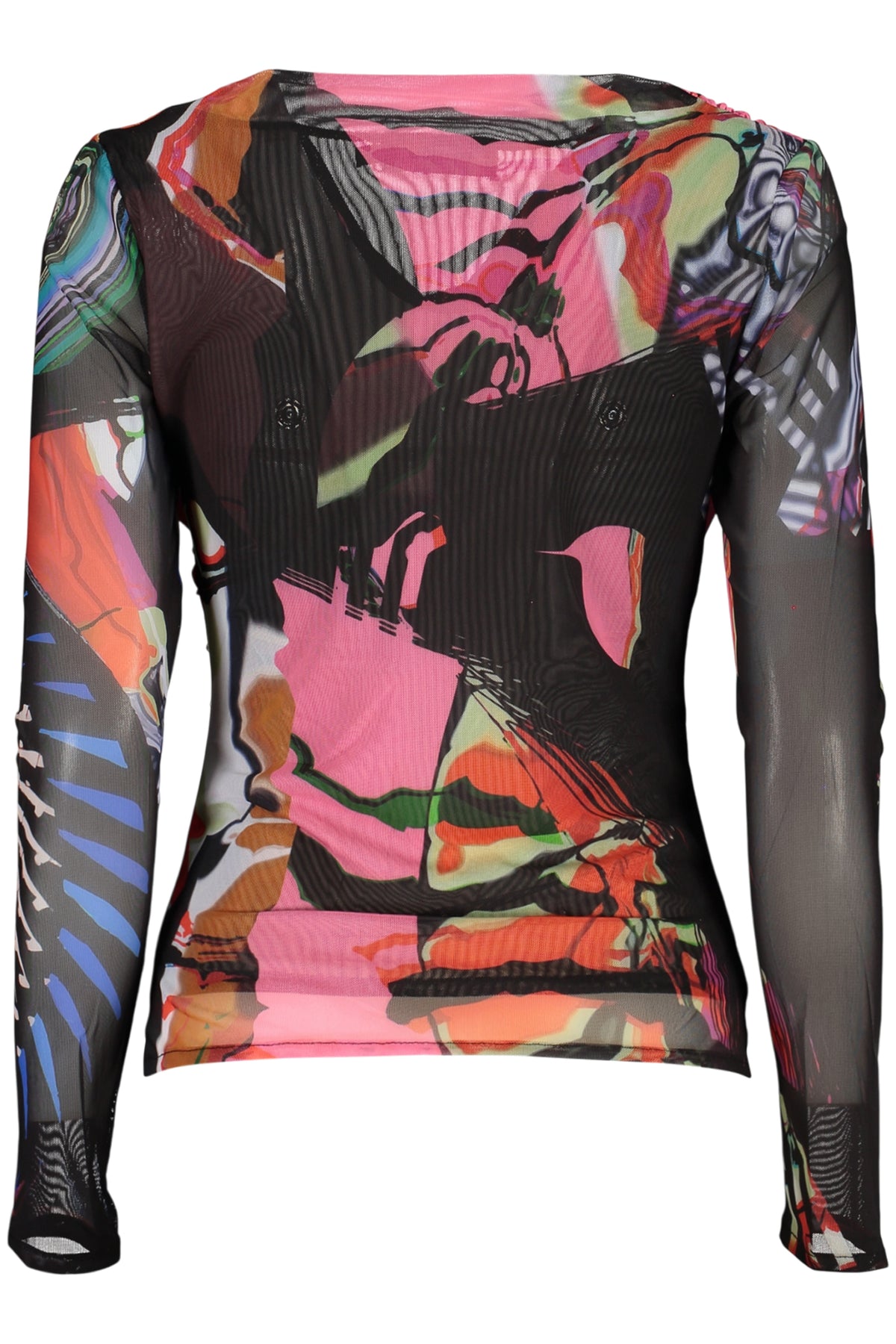 CAMISOLA COM LOGÓTIPO DESIGUAL MULHER PRETA