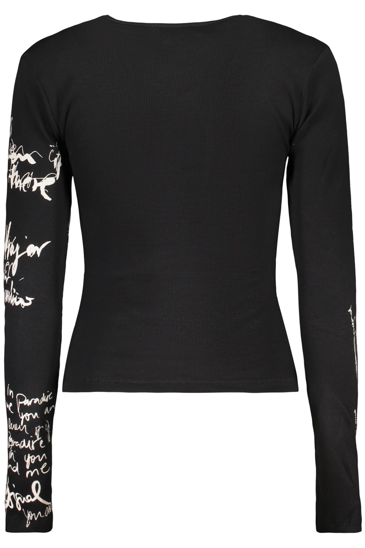 CAMISOLA EM ALGODÃO DESIGUAL MULHER PRETA
