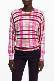 CAMISOLA COM LOGÓTIPO DESIGUAL MULHER ROSA
