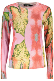 CAMISOLA EM LINHO DESIGUAL MULHER ROSA