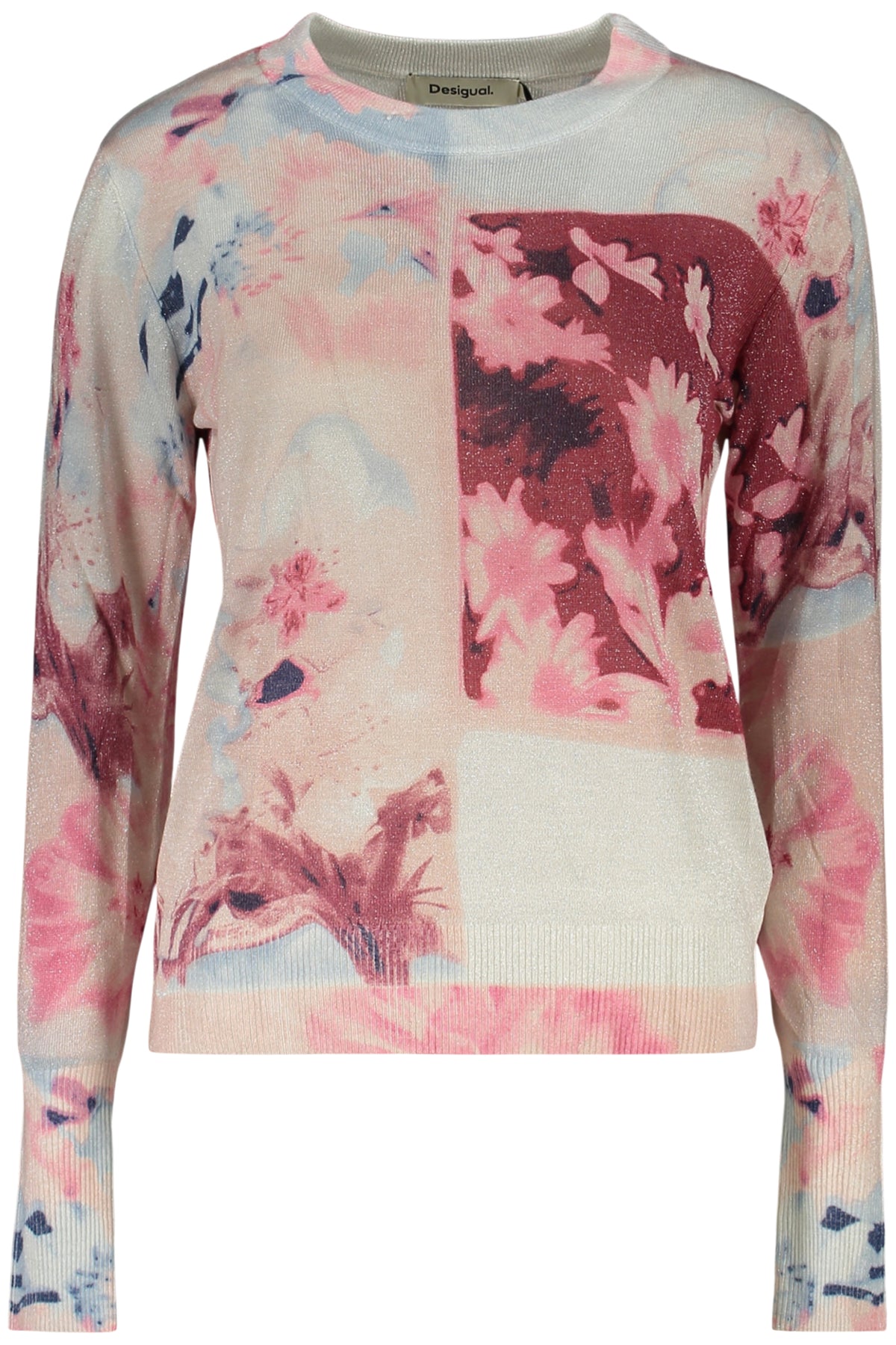 CAMISOLA COM LOGÓTIPO DESIGUAL MULHER ROSA