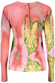 CAMISOLA EM LINHO DESIGUAL MULHER ROSA