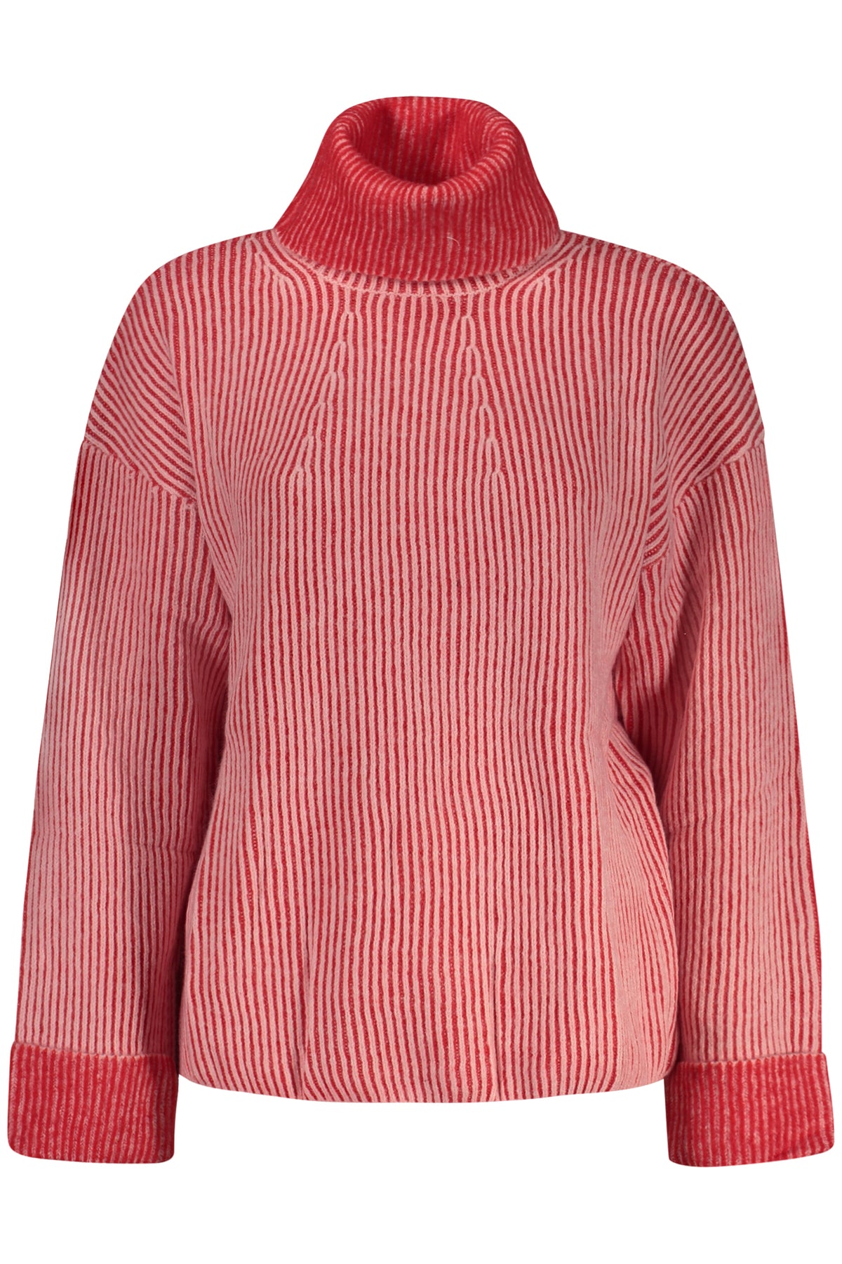 CAMISOLA COM LOGÓTIPO DESIGUAL MULHER VERMELHA