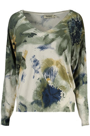 CAMISOLA COM LOGÓTIPO DESIGUAL MULHER VERDE