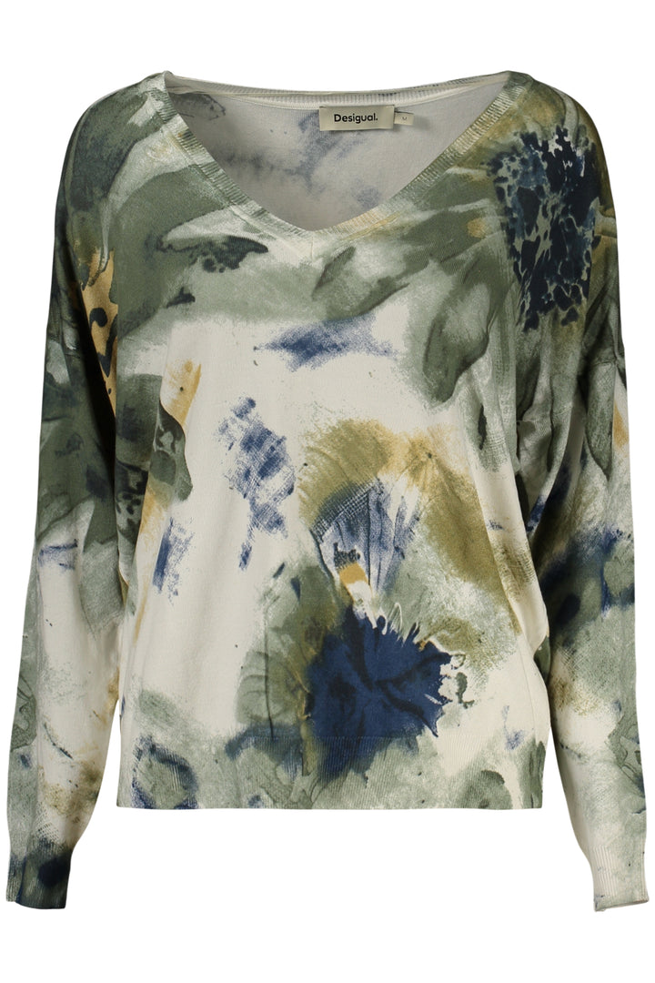 CAMISOLA COM LOGÓTIPO DESIGUAL MULHER VERDE