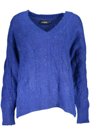 CAMISOLA COM LOGÓTIPO DESIGUAL MULHER AZUL