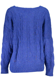 CAMISOLA COM LOGÓTIPO DESIGUAL MULHER AZUL