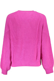 CAMISOLA COM LOGÓTIPO DESIGUAL MULHER ROSA