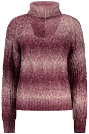 CAMISOLA COM FECHO DESIGUAL MULHER ROXA