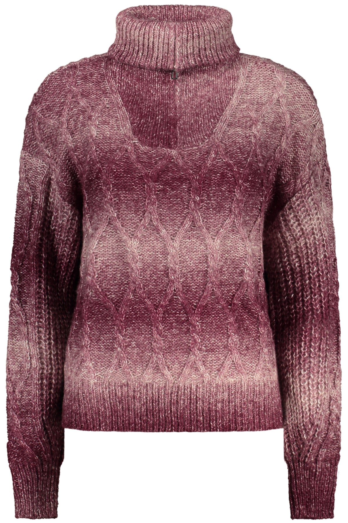 CAMISOLA COM FECHO DESIGUAL MULHER ROXA