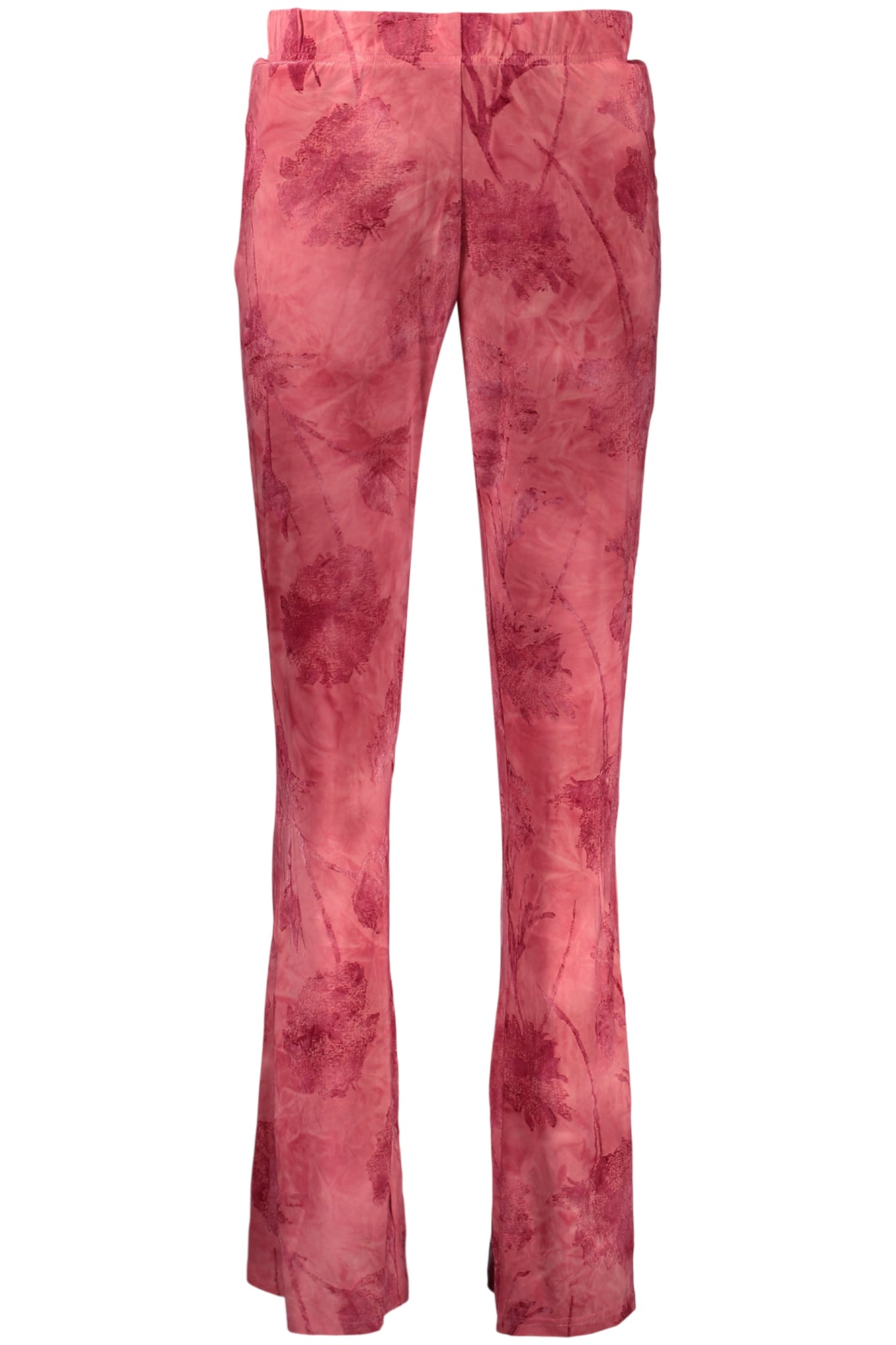CALÇAS COM LOGÓTIPO DESIGUAL MULHER ROSAS