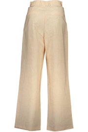 CALÇAS COM FECHO DESIGUAL MULHER ROSAS