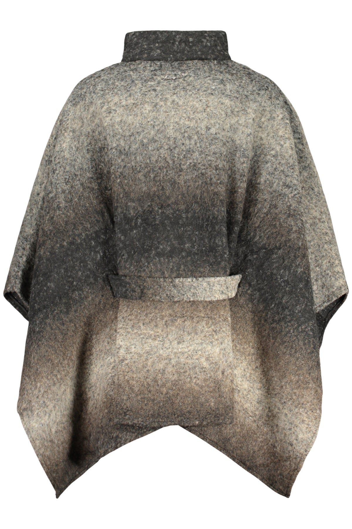 CAMISOLA COM FECHO DESIGUAL MULHER CASTANHA