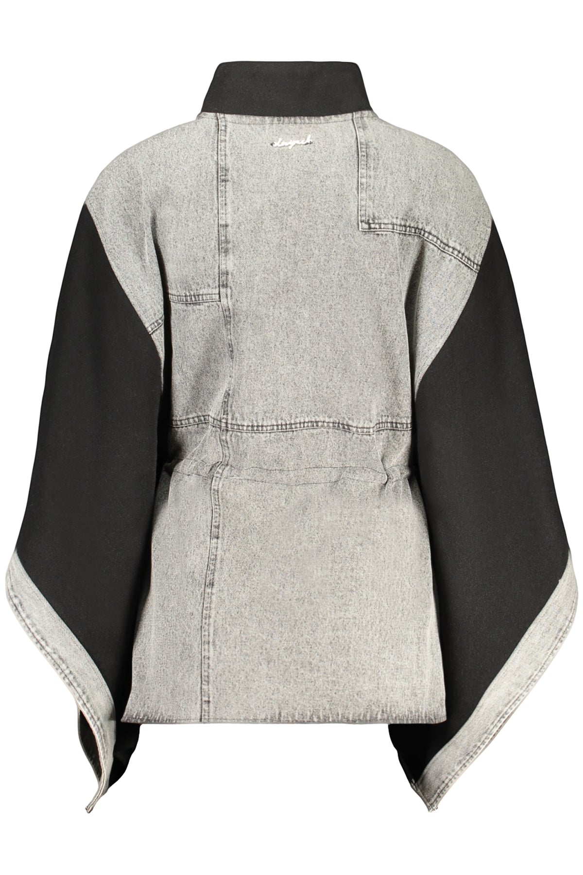 CAMISOLA EM ALGODÃO DESIGUAL MULHER PRETA