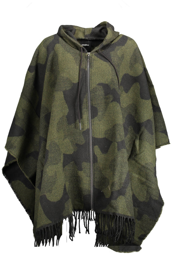 DESIGUAL PONCHO MULHER VERDE