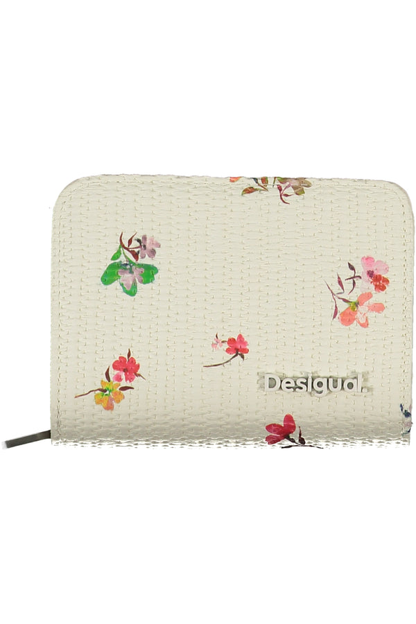 CARTEIRA DESIGUAL BRANCA PARA MULHER