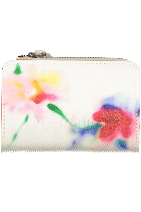 CARTEIRA DESIGUAL BRANCA PARA MULHER