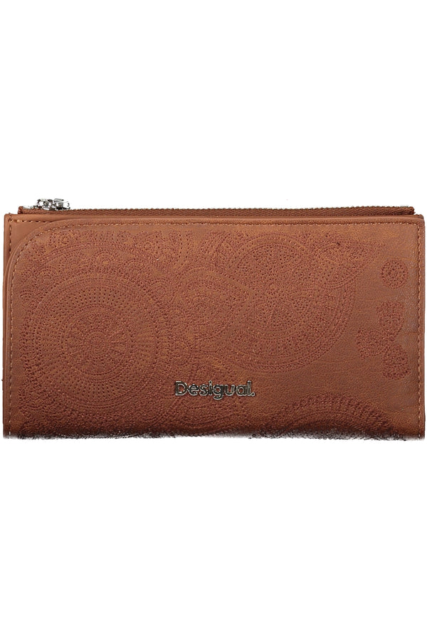 CARTEIRA DE MULHER DESIGUAL MARROM