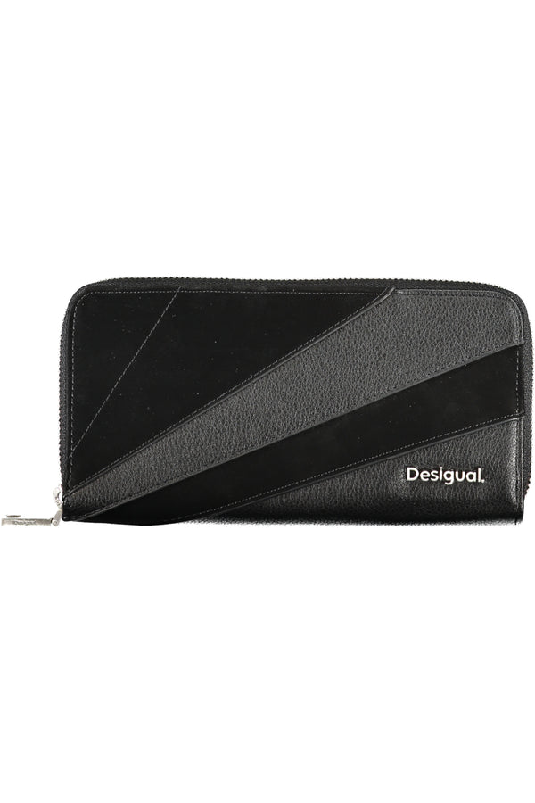 CARTEIRA DE MULHER PRETA DESIGUAL