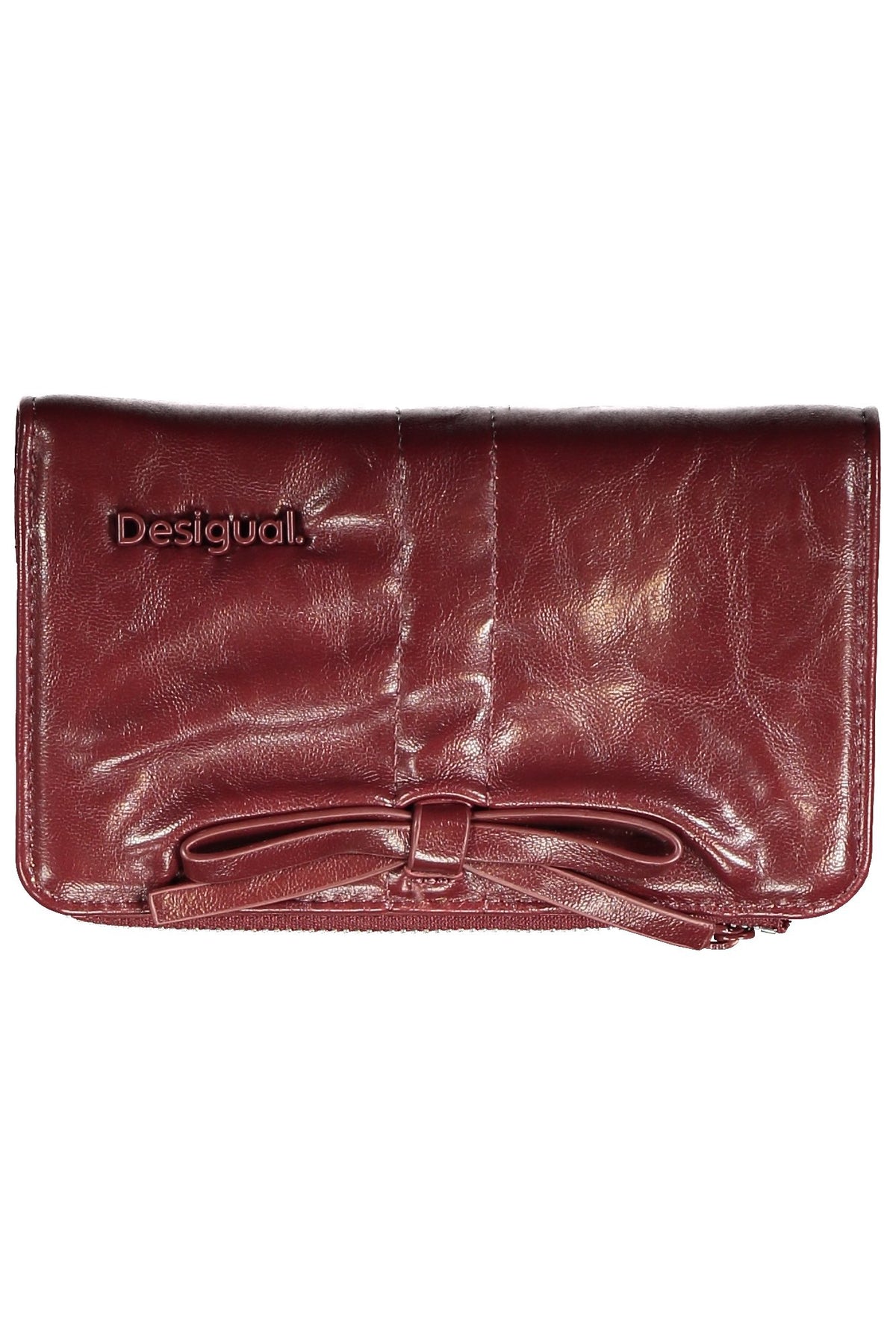 CARTEIRA COM FECHO DESIGUAL MULHER ROXA