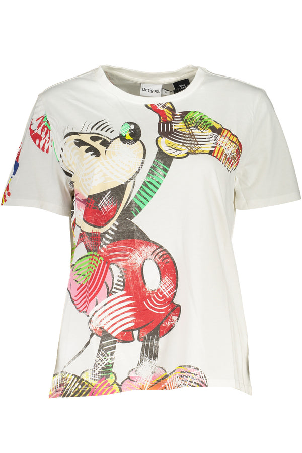 Desigual Mulher Short Sleeve T-Shirt Branco