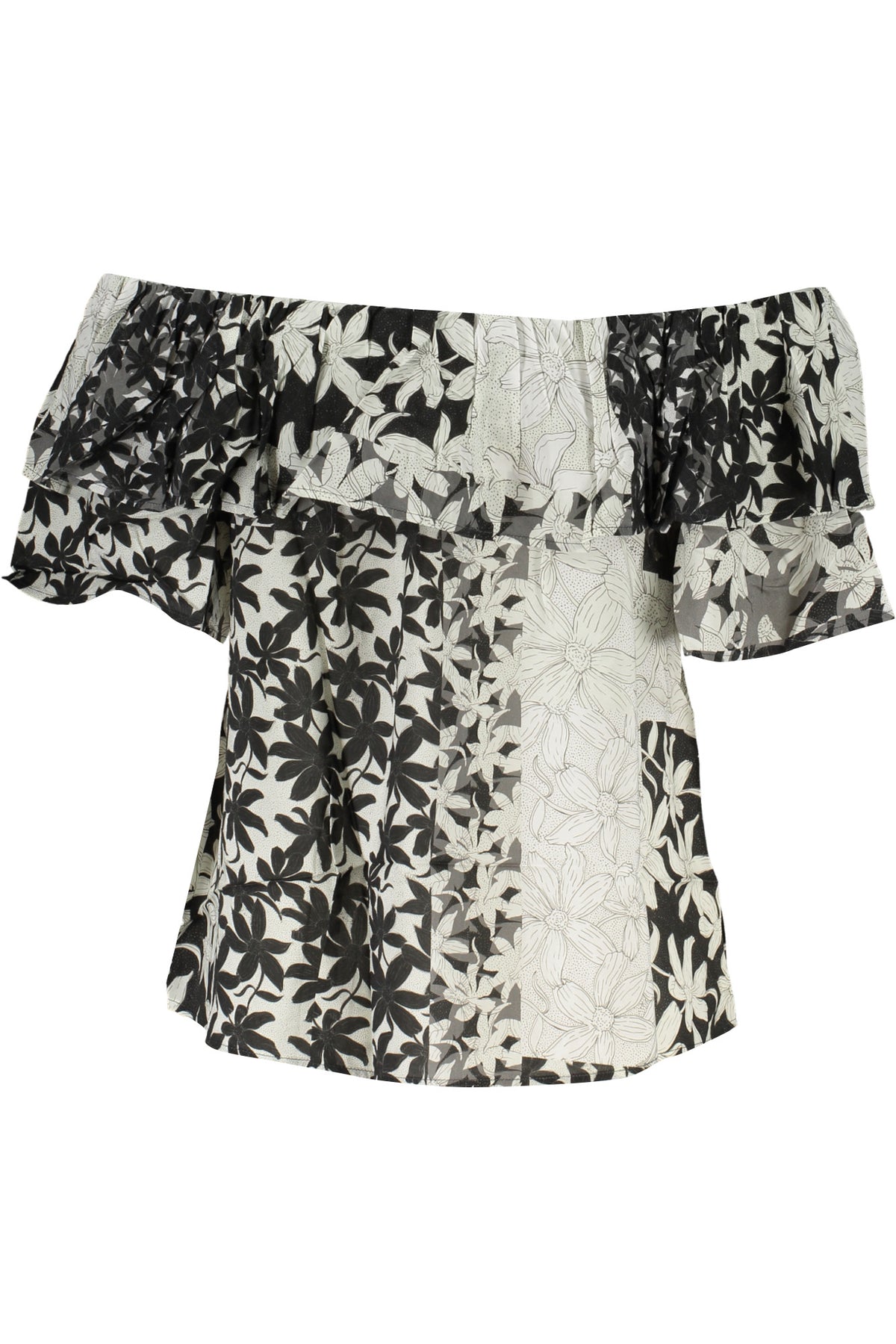 WOMEN'S DESIGUAL WHITE SHORT SLEEVE T-SHIRT
