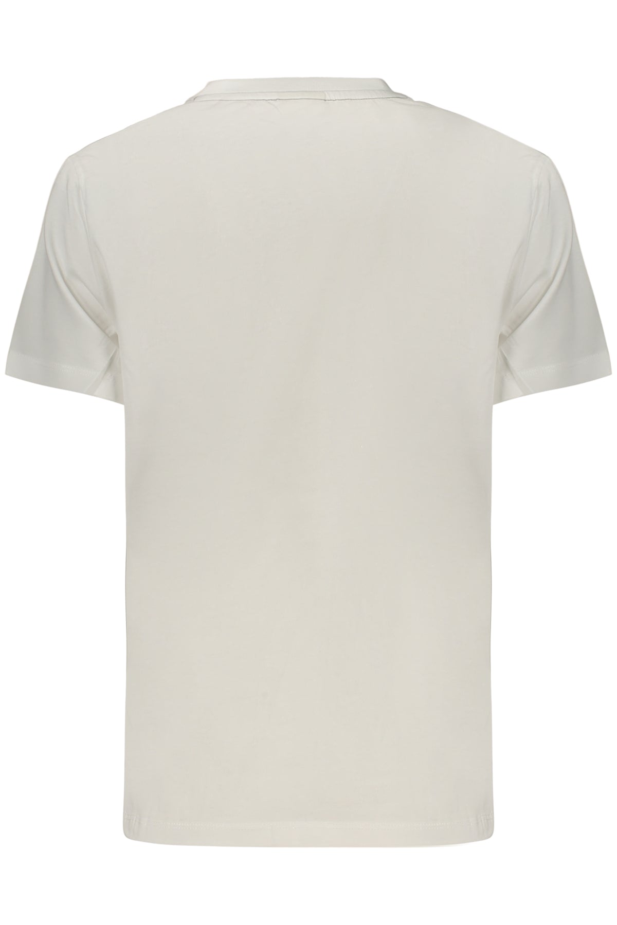 T-SHIRT EM ALGODÃO DESIGUAL MULHER BRANCA