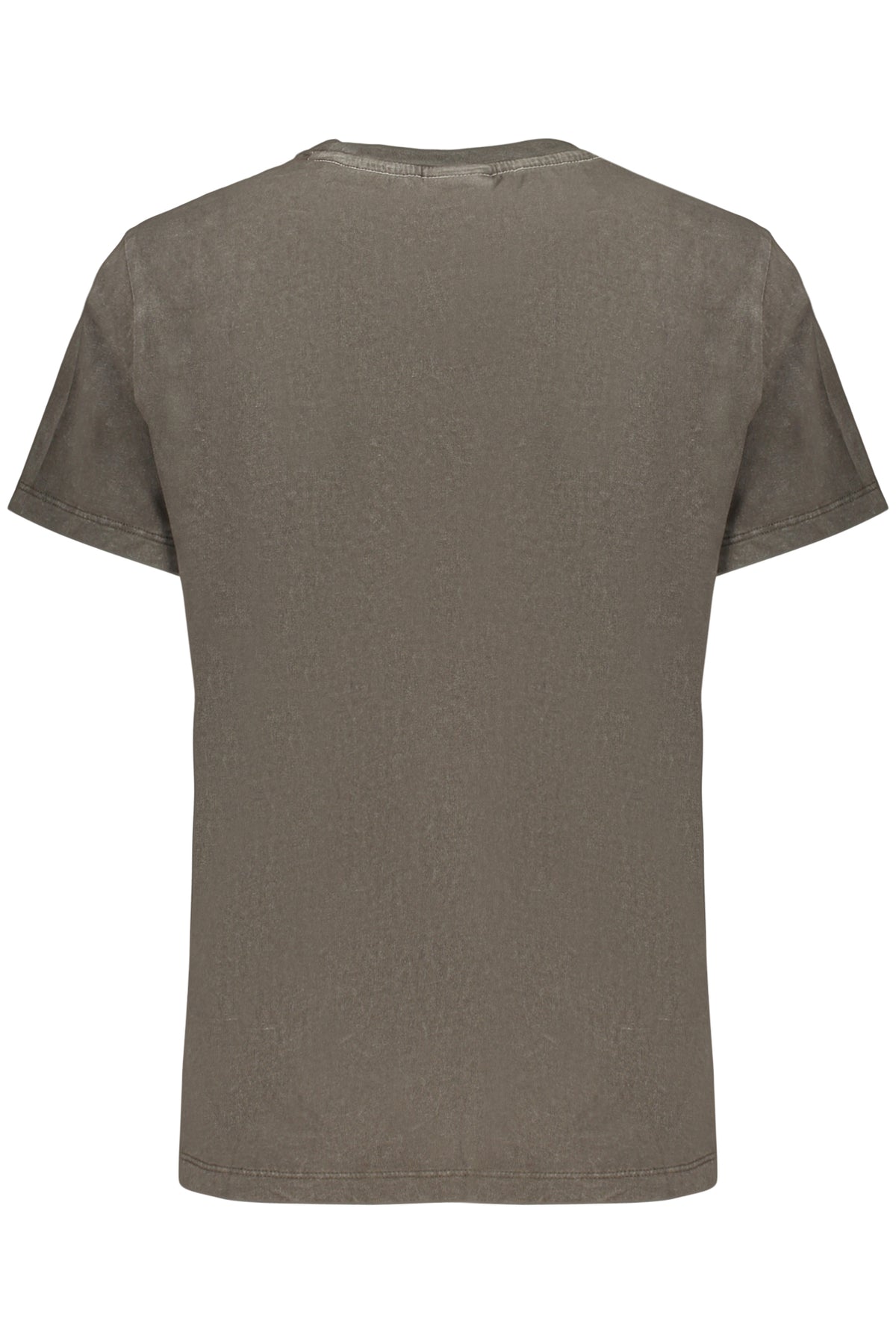 T-SHIRT EM ALGODÃO DESIGUAL MULHER CINZENTA