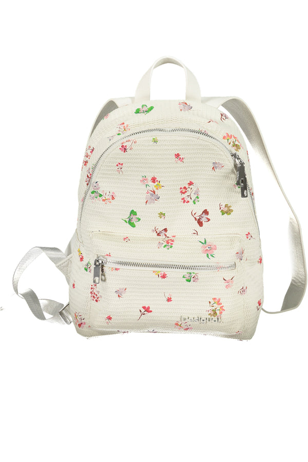 MOCHILA DESIGUAL BRANCA PARA MULHER