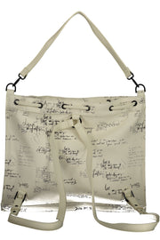 MOCHILA COM FECHO DESIGUAL MULHER BRANCA