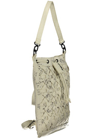 MOCHILA COM FECHO DESIGUAL MULHER BRANCA