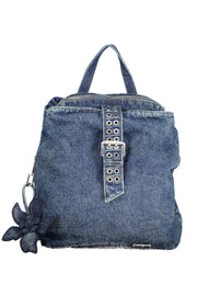 MOCHILA EM ALGODÃO DESIGUAL MULHER AZUL
