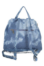 MOCHILA EM ALGODÃO DESIGUAL MULHER AZUL