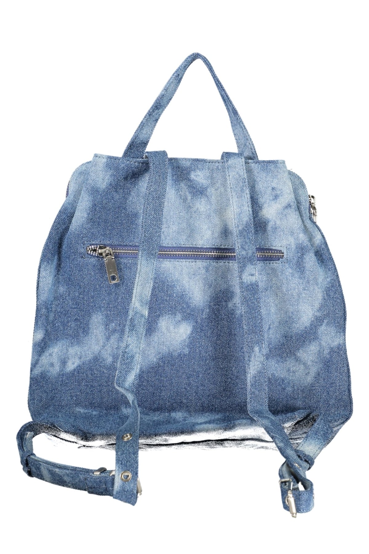 MOCHILA EM ALGODÃO DESIGUAL MULHER AZUL