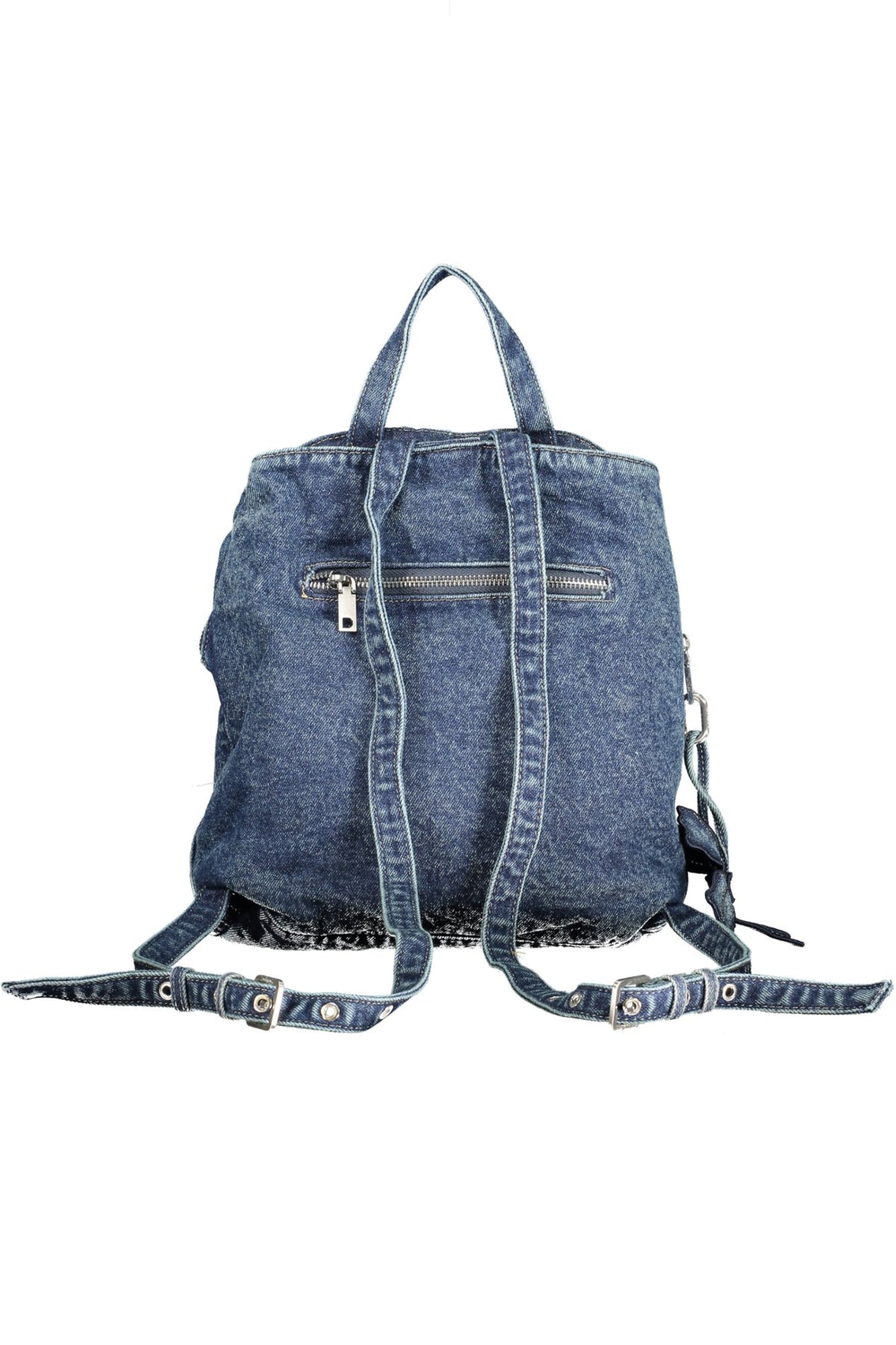 MOCHILA EM ALGODÃO DESIGUAL MULHER AZUL