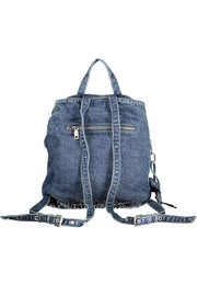MOCHILA EM ALGODÃO DESIGUAL MULHER AZUL