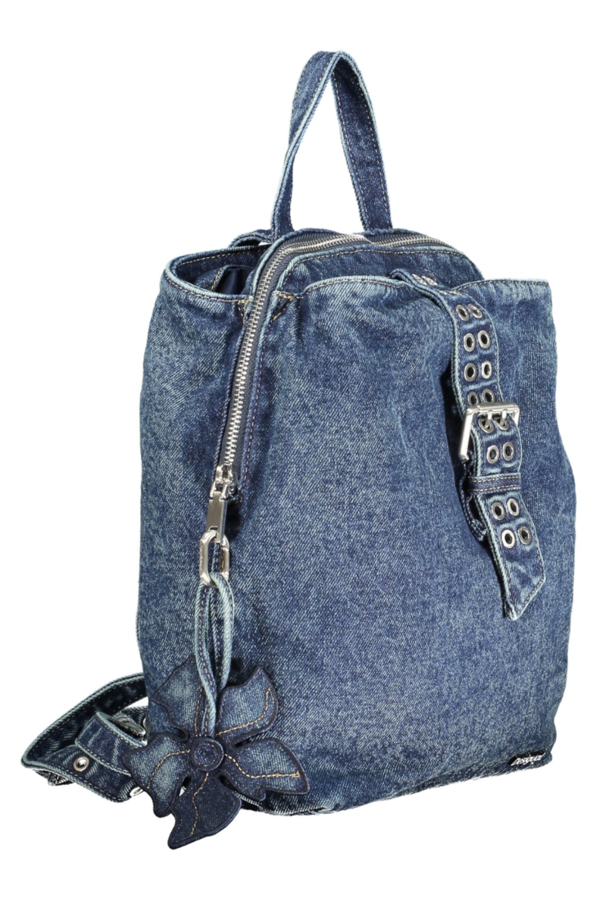 MOCHILA EM ALGODÃO DESIGUAL MULHER AZUL