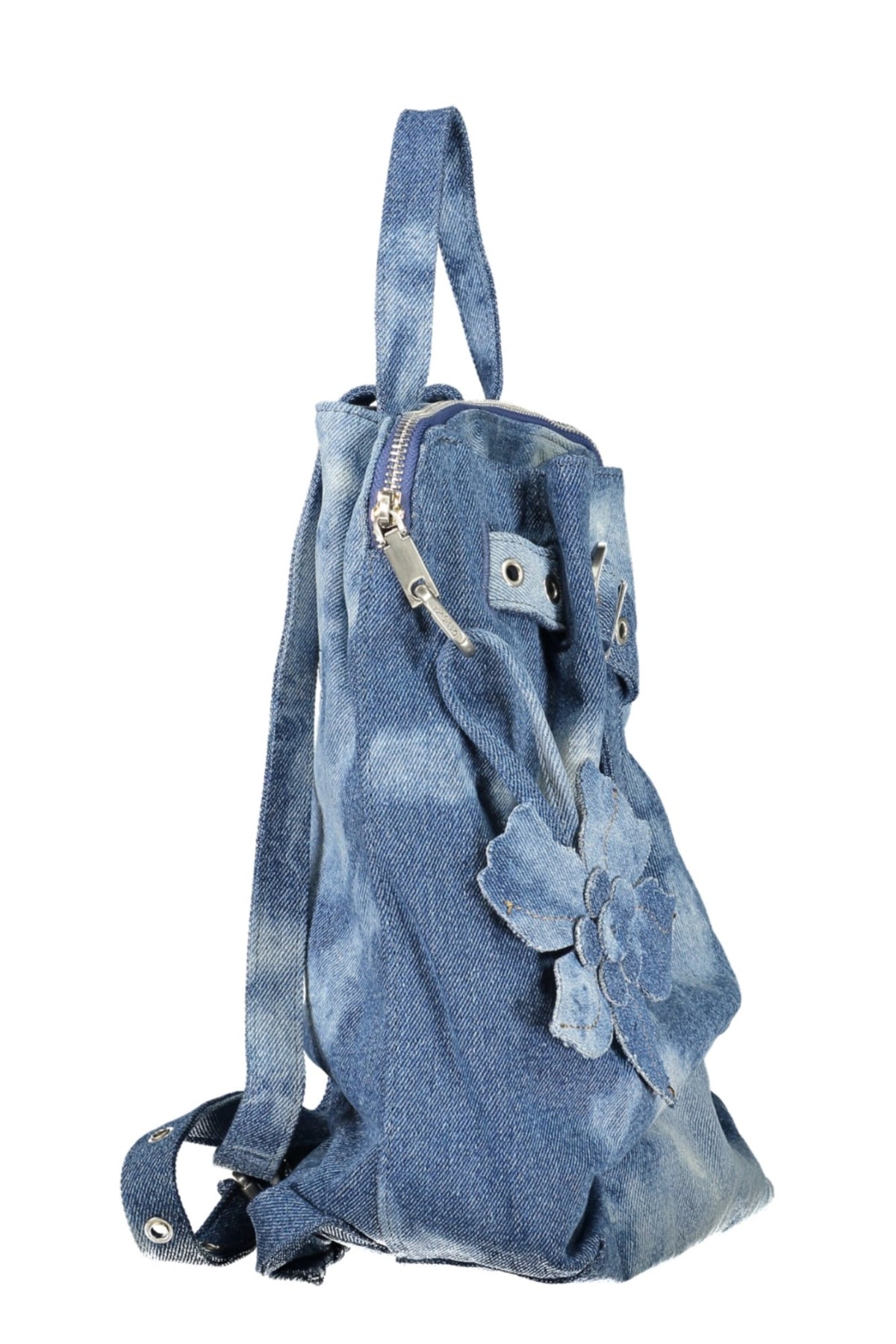 MOCHILA EM ALGODÃO DESIGUAL MULHER AZUL