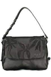 MOCHILA COM FECHO DESIGUAL MULHER PRETA