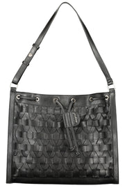 MOCHILA TIRACOLO DESIGUAL MULHER PRETA