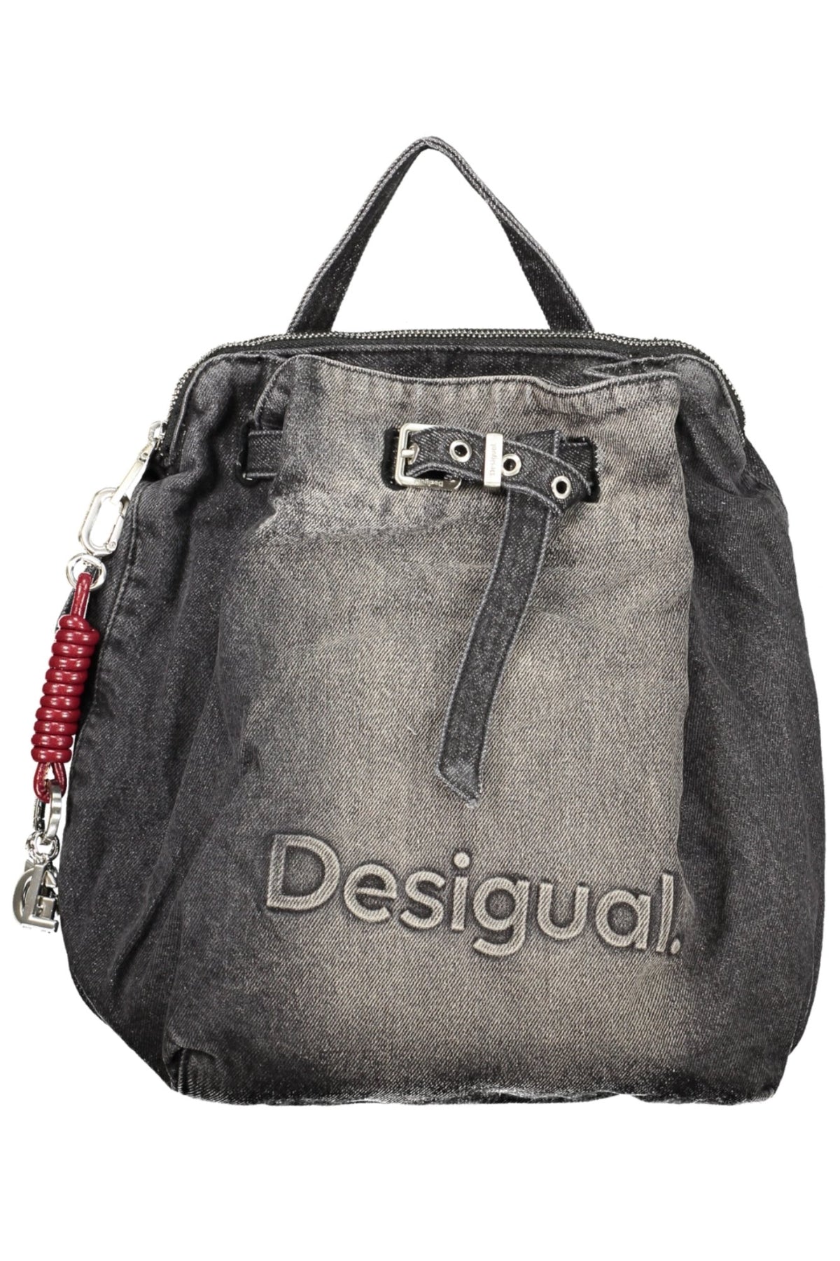 MOCHILA EM ALGODÃO DESIGUAL MULHER PRETA